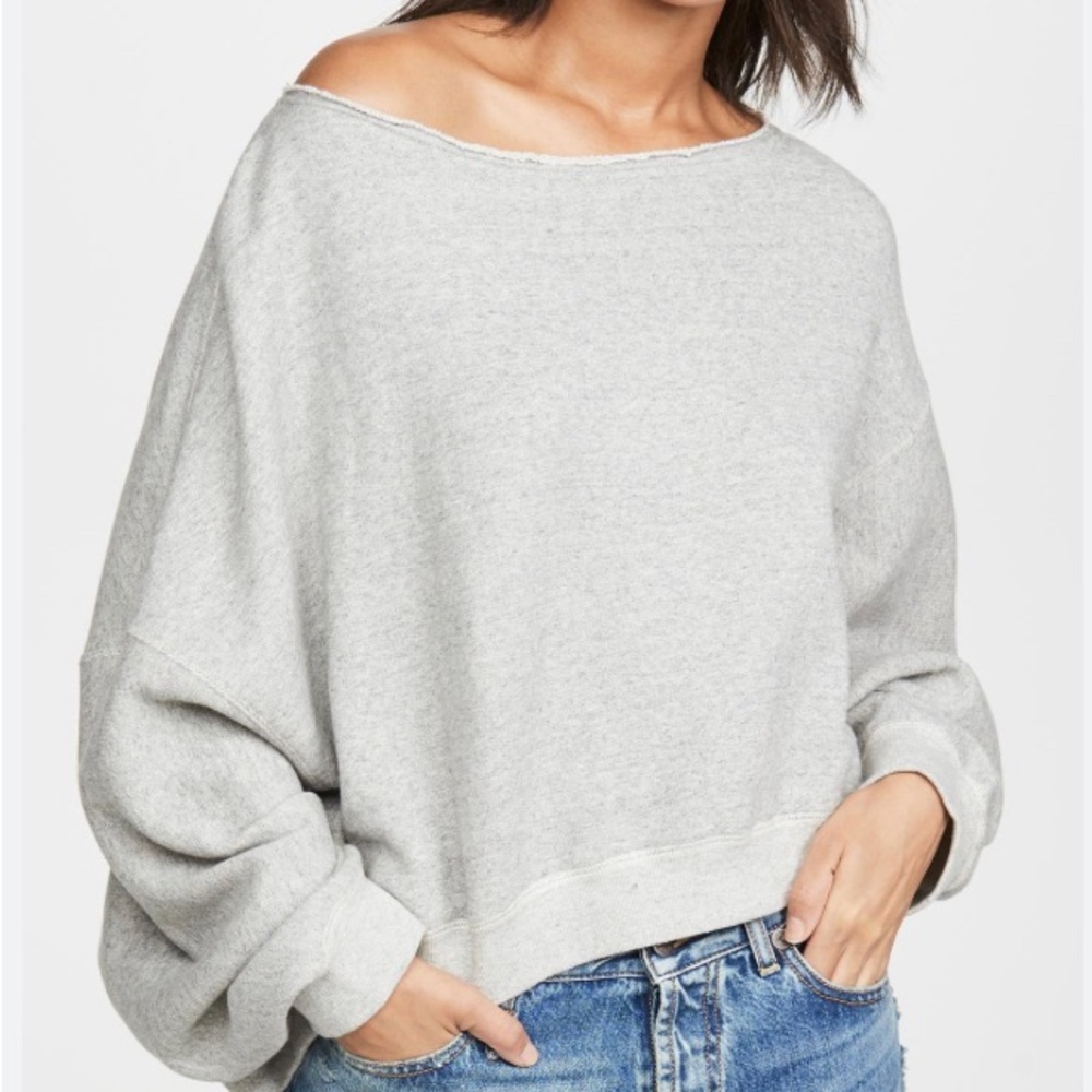 Free People crop sweatshirt EUC size Xs